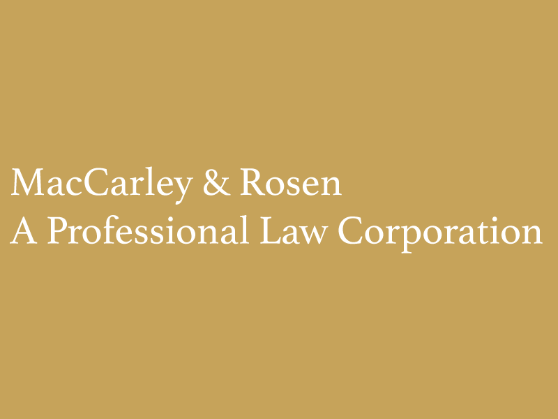 MacCarley and Rosen Glenadale Attorney